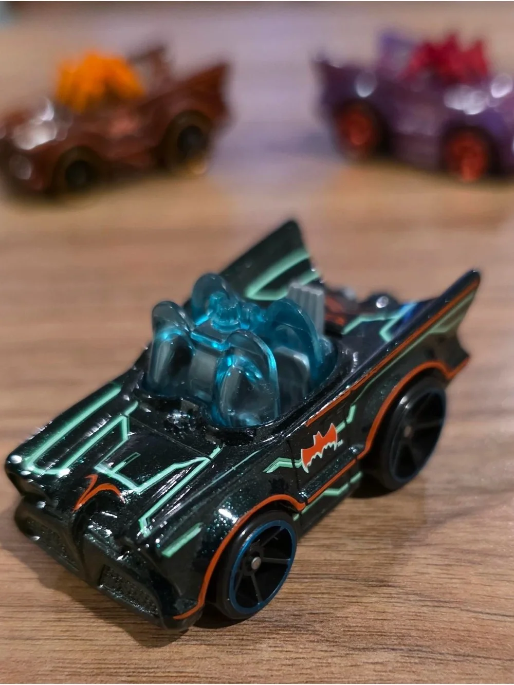 Hot Wheels Tooned Batmobiles 5 total